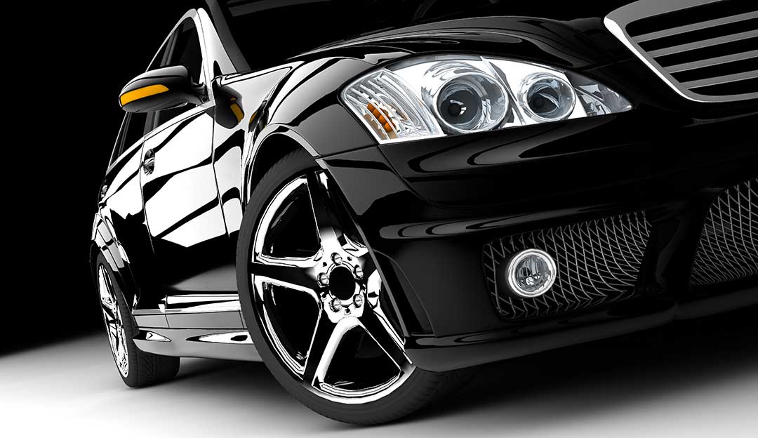 stylish photo of black car